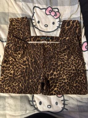 Leopard Print Jeans